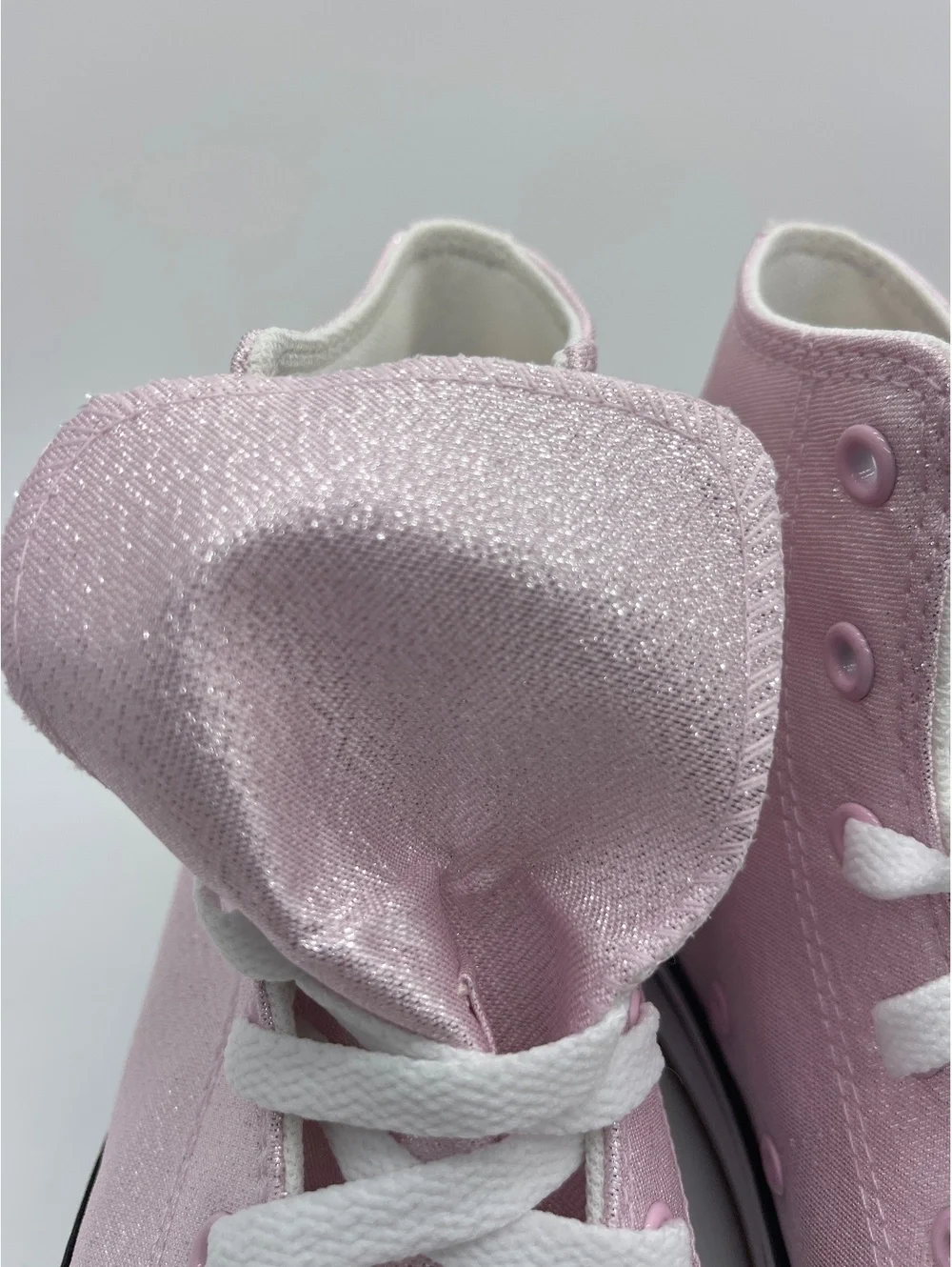 Converse Chuck Taylor All Star High Top Sneakers Pink Metallic